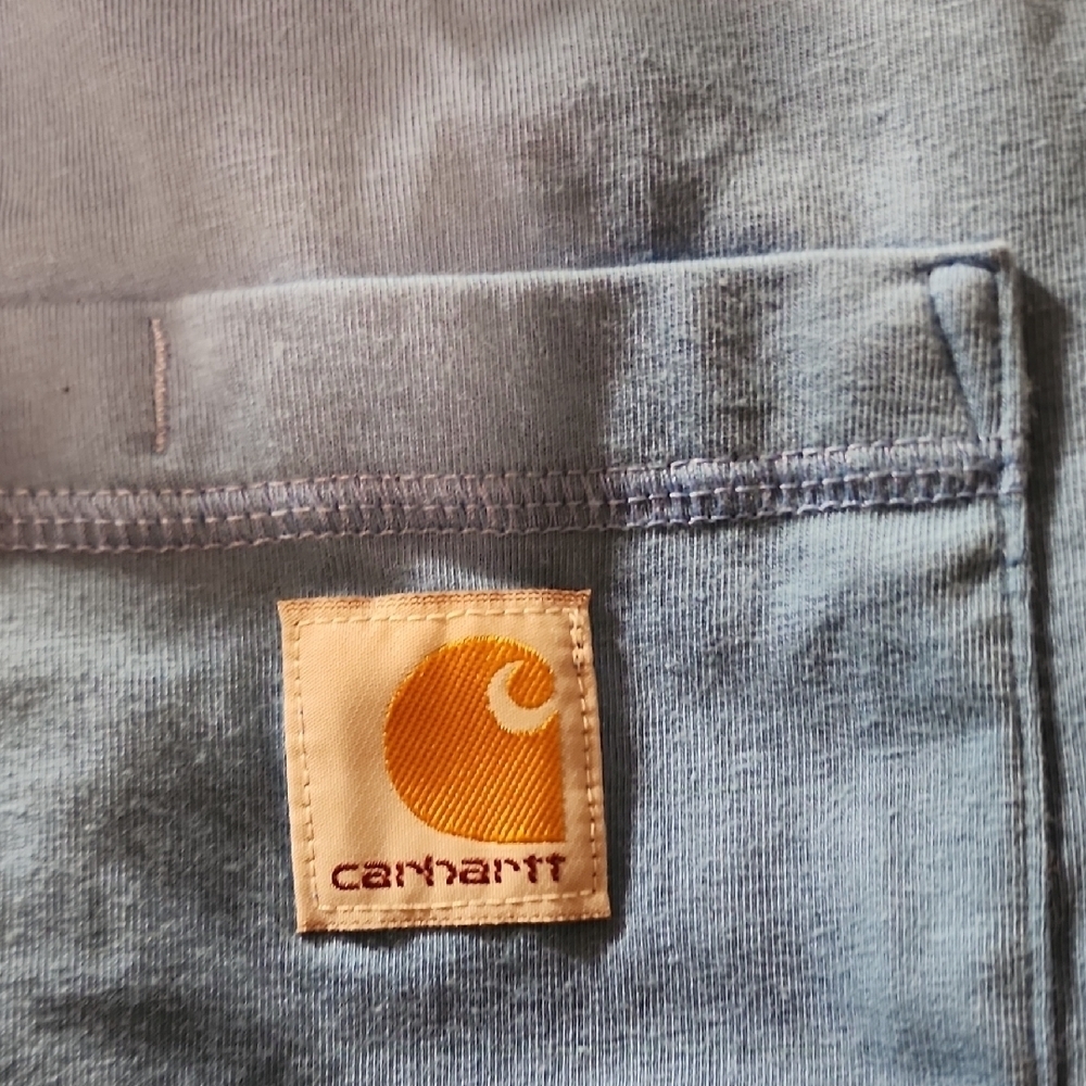 Carhartt Blue Short Sleeve Tee with Pocket - Picture 6 of 6